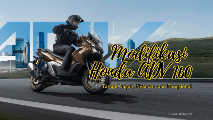 Modifikasi Honda ADV 160