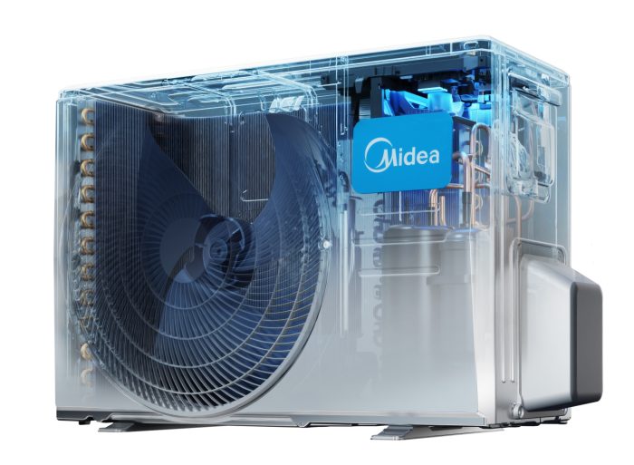 Unit outdoor AC Midea Celest Inverter (doc. Midea Indonesia)