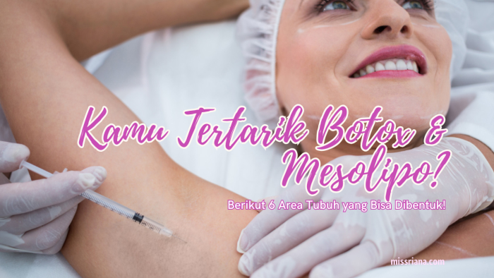 Botox tubuh untuk membentuk kontur tubuh
